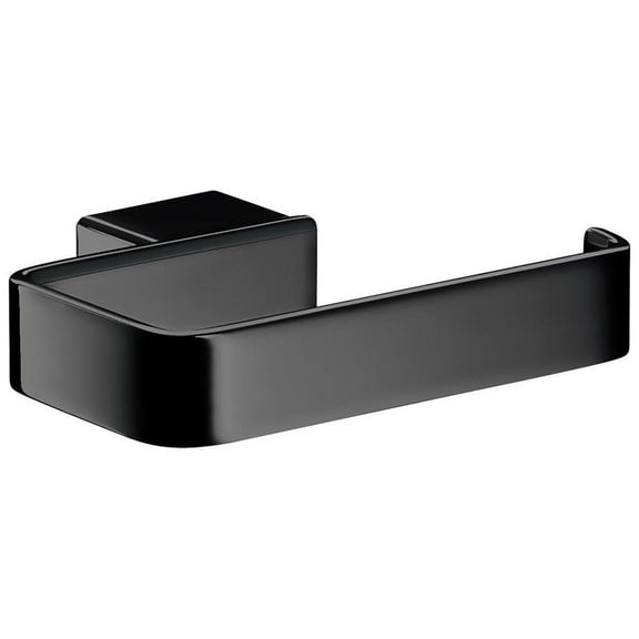 Ws Bath Collections Loft 0500.01 Loft Wall Mounted Euro Toilet Paper Holder - Black