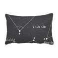 thumbnail image 1 of Grey Angle Mathematical Formula Calculus Throw Pillow Lumbar Insert Cushion Cover Home Decoration, 1 of 3