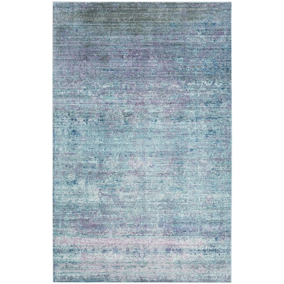 Safavieh Transitional Mystique Polyester Area Rug-Color:Purple/Multi,Shape:Medium Rectangle,Size:5' x 8'
