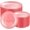 Clear Pink, variant on 100Pcs Clear Plastic Plates, Heavy Duty Party Plates, Hammered Disposable Plates Include 50 Clear Fancy Dessert Plate, 50 Dinner Plate for Wedding Party