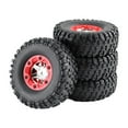 thumbnail image 3 of 4 piezas de repuesto de neumáticos para RC Crawler, accesorios universales, juego de ruedas y neumáticos RC, juego de neumáticos para 124006 RC escala, 3 of 9