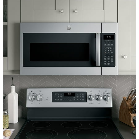 GE - 1.9 Cu. Ft. Over-the-Range Microwave with Sensor Cooking - Stainless Steel