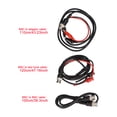 thumbnail image 2 of Bnc A Bnc Macho Y Cocodrilo Dual Y Cable De Gancho De Prueba Dual 500A 5A 50Ohm Con 8 Anillos De Color Cable De Prueba Coaxial Para Osciloscopio Wifi Monitor De Enrutador Inalámbrico 3 Piezas Kearding TO004643-00, 2 of 6