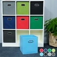thumbnail image 4 of AUQ 2Pcs Fabric Storage Bins,Temperature Adaptability Storage Cubes,Flexible Combination Cube Storage Bin,Color Mixing6,20*20*20cm, 4 of 4