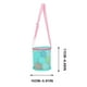 thumbnail image 3 of Bolsa de malla de playa de gran capacidad para coleccionistas, con cierre de cremallera y correa de hombro ajustable para niños y adultos., 3 of 5