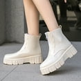 thumbnail image 3 of AUXDIQ Wellington Boots Women Mid-calf Wellies Waterproof Rain Boots Outdoor Garden Shoes, 3 of 6