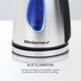 thumbnail image 4 of Elite Gourmet EKT-1271# Ultimate Hervidor eléctrico de 1,7 litros - Diseño de acero inoxidable y base inalámbrica 360 Elegante interior LED azul Práctica función de apagado automático - Hervir agua rá Elite Gourmet NA, 4 of 5