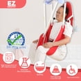 thumbnail image 6 of EZ Assistive Patient Lift Sling with Head Support, Toileting Transfer Sling for Elderly and Disabled, Polyester Padded Lift Sling, 500 lb Capacity, Red, Large, 6 of 9