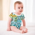 thumbnail image 5 of Hangyodon Baby Bodysuit Boy Girl Clothes Soft Newborn Infant Outfit Short Sleeve Romper, 5 of 8