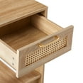 thumbnail image 4 of 15.75" Natural Rattan - Smooth Operation Drawer - Bedroom and Living Areas - Keep Clean Easily, 4 of 6