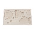 thumbnail image 1 of Billuyoard Fondant Mousse Cake Mold Silicona Decoración Moldes Moldes Galletas Galletas Herramienta para hornear para cocina Panadería Herramientas y accesorios para hornear Gris claro, 1 of 6