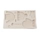 thumbnail image 1 of Billuyoard Lindo Fondant Cake Mold Postre Decoración Molde Sugarcraft Chocolate Pastelería Moldes Para Hornear Decorativo Cocina Panadería Herramientas y accesorios para hornear Gris claro Billuyoard HA081661-01, 1 of 1