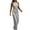 Silver, variant on LYXSSBYX Womens Jumpsuits and Rompers Women Sexy Zipper Bandage Sequins Solid Color Backless V-Neck Sleeveless Jumpsuit