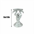 thumbnail image 3 of Halloween Iridescent Ghost Candle Holder, Spooky Ghost Figurine Tealight Candle Stand, Decorative Tabletop Centerpiece, for Halloween, Home, Party Decor, 3 of 5