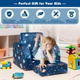 Infans 3in1 Convertible Kid Sofa Bed FlipOut Chair Lounger for