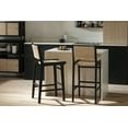 thumbnail image 6 of South Shore Balka, Bohemian Harmony Rattan Stool, Rattan and Black, 6 of 14