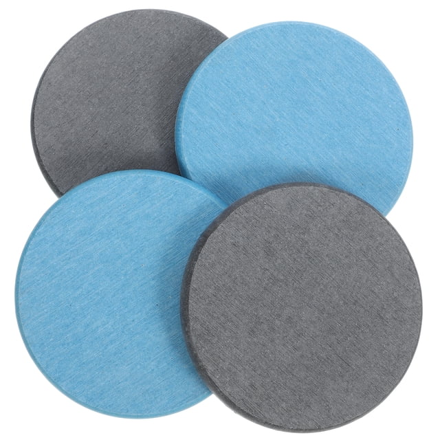 4pcs Water Absorbent Diatomite Coasters Diatomite Cup Mats Water Absorbing Coaster