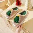 thumbnail image 5 of Christmas Slippers House Shoes for Women Fluffy Soft Cozy Bedroom Cartoon Plush Cute Slippers for Indoor Outdoor Use, 5 of 7