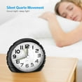 thumbnail image 2 of AMIR Quartz Analog Tabletop Alarm Clock, Snooze Function, 2 of 9