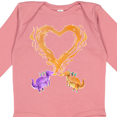 thumbnail image 4 of Inktastic Fire Heart Dragons Boys or Girls Long Sleeve Baby Bodysuit, 4 of 5