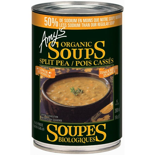 Amy's Kitchen Organic Low Sodium Split Pea Soup, This traditional