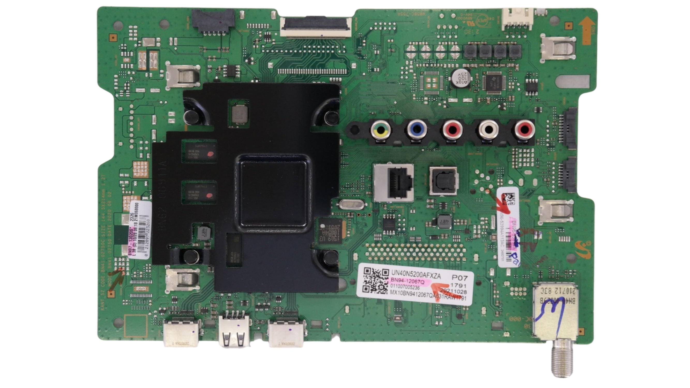 Samsung BN9412067Q Main Board (BN9653994A) UN40N5200AFXZA DA02