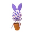 thumbnail image 3 of Lunxisen 2 Pcs Easter Bunny Plush Toy Floral Pot Decor Spring Home Gift Stuffed Animal Cute, 3 of 8
