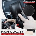 thumbnail image 5 of Nsxcdh Car Leather Knee Pad Memory Foam Cushion Adhesive Protective Support Comfort Driver Passenger Console Door Arm Rest Relief,Easy Install,Auto, 5 of 7