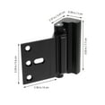 thumbnail image 4 of 2 Sets Home Security Door Lock Child Proof Door Locks Safety Door Reinforcement Locks, 4 of 8