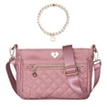 thumbnail image 1 of Set Bolsa Mujer Crossbody incluye la Bolsa para Mujer Jenny más la Pulsera Corazón Acero Inoxidable y Perlas Grace rosa UNITALLA, 1 of 8