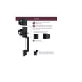 thumbnail image 5 of Bleecker Matte Black Door Handleset with Ridgeway Interior Knob HEPX951XEXJ, 5 of 7