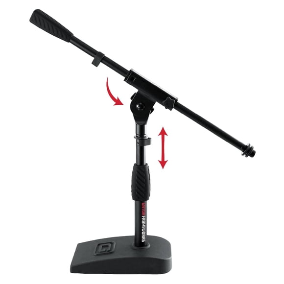 Gator Frameworks GFW-MIC-0821 Compact Base Bass Drum and Amplifier Microphone Stand