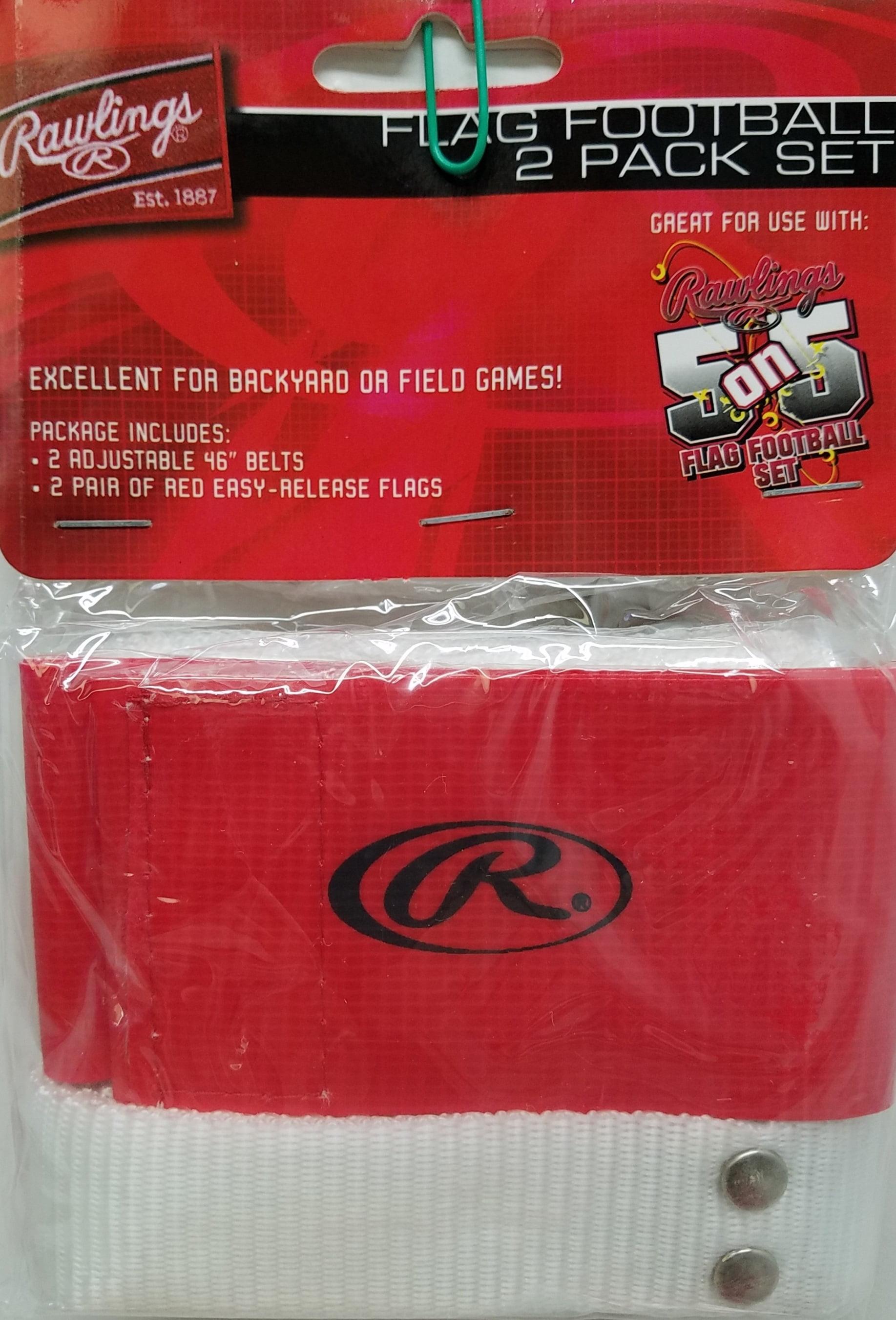 Pack of 12 S&S Worldwide FF106-P Spectrum Flag Football Sets 