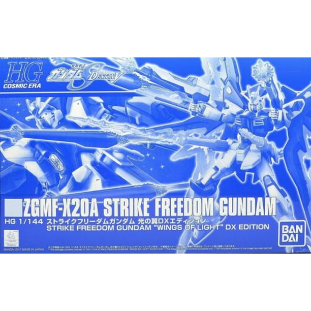 P Bandai Seed Destiny Strike Freedom Gundam Wings Of Light Hg 1 144 Model Kit Walmart Com