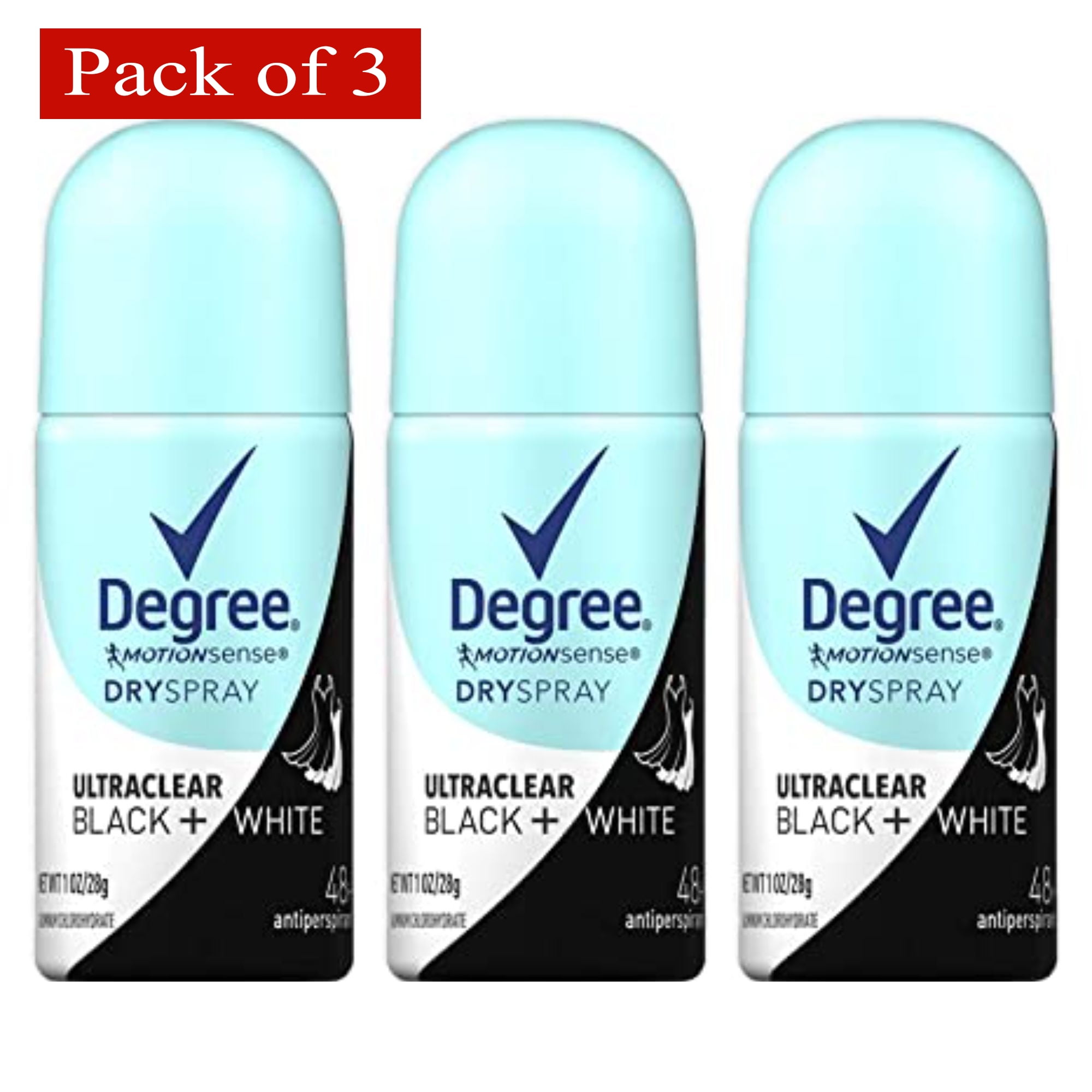 Buy Motion Sense Degree Ultraclear Antiperspirant Deodorant for Women Travel Size 1.0 oz, Bundle