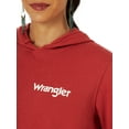 thumbnail image 4 of Wrangler® Women's Long Sleeve Western Logo Hoodie, 4 of 5