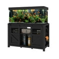 thumbnail image 6 of Uforic 120 Gal Fish Tank Stand with Storage, 1100 Lbs Capacity, Power Outlets, Barn Door, Black, 6 of 8