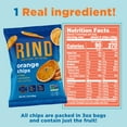 thumbnail image 2 of RIND Snacks Unsweetened Orange Chips | Single Ingredient, No Added Sugar, Paleo, Whole 30 Compliant, Skin On Dried Fruit Chips, High Fiber | 3oz, Pack of 3, 2 of 3