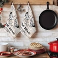 thumbnail image 6 of Farm Chicken Kitchen Towels Set of 4, Farmhouse Retro Animals Wooden Grain Absorbent Dish Towels for Kitchen, Microfiber Hand Towel, Quick Drying Tea Towel for Cleaning Decorative Dishcloths, 6 of 7