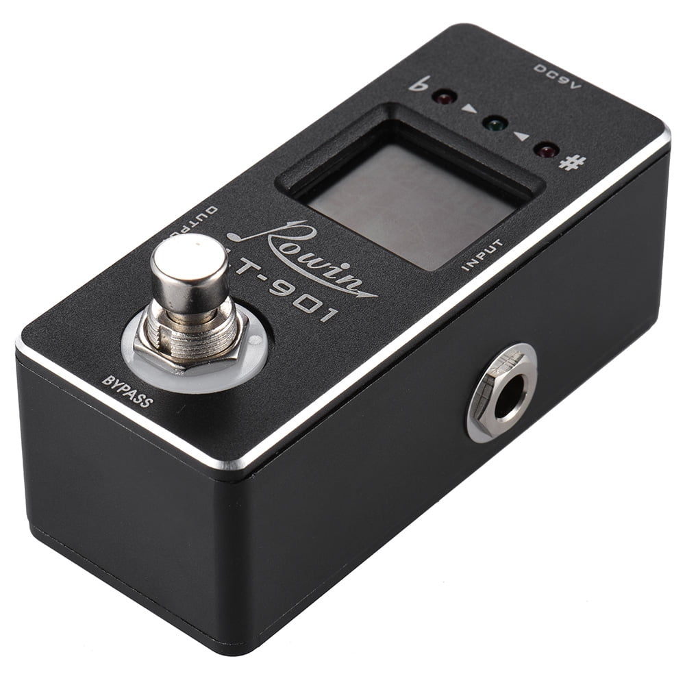 Elowen Pedal Effect Effect Mini Chromatic Guitar Tuner Pedal Effect True Bypass LCD Display