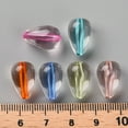 thumbnail image 4 of 500gs Transparent Acrylic Beads Teardrop Mixed color 14.5x9.5mm Hole: 1.6mm about 600pcs/500g Multi-color, 4 of 6