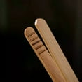 thumbnail image 3 of Reusable Bamboo Toast Tongs - Wooden Toaster Tongs For Cooking & Holding - Ideal Kitchen Utensil, 3 of 5
