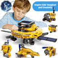 thumbnail image 6 of Flooyes 6-in-1 Solar Robot Kit, STEM Toys Educational Science Kit for Kids Boys Girls Ages 7 8 9 10 11 12, Birthday Gift for Boys, 6 of 7