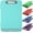 Blue Green, variant on Clipboard with Storage,A4 Binder Nursing Clipboards with Pen Holder,Heavy Duty Storage Clipboard with Low Profile Clip,Clipboards Folder Side-Opening,Smooth Writing Clip Board Office Supplies