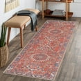 thumbnail image 7 of GLN Rugs Kerasus - Indoor, Machine Washable Area Rug 2'6"x7' Multi Red Home Carpet, 7 of 7