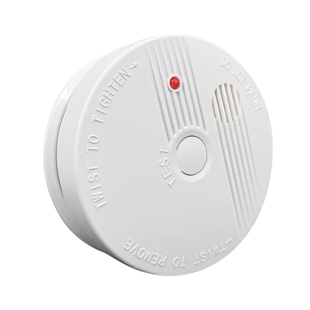 Detector de humo, alarma de humo con tecnología fotoeléctrica avanzada, alarma contra incendios con batería de respaldo utilizada en el hogar, 3 paquetes