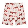 thumbnail image 4 of joogoo Crabs Cartoon Girls Lined Shorts Bike Dance Bottoms 6T, 4 of 7
