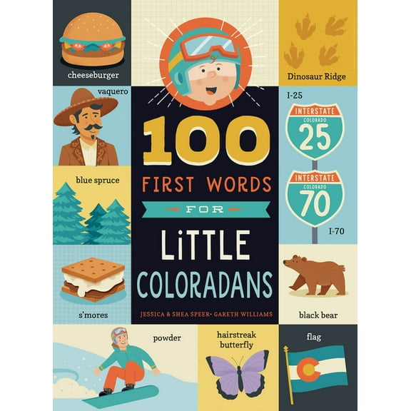100 First Words 100 First Words for Little Coloradans, (Board Book)