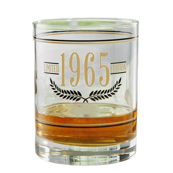 Personalization Mall Aged To Perfection Personalized Birth Year Whiskey Glass
