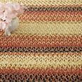 thumbnail image 3 of CAROMIO Braided Print Boho Rug Living Room Area Rug Modern Geometric Area Rug Washable Rug Farmhouse Floor Carpet, 3' x 5' Red, 3 of 7